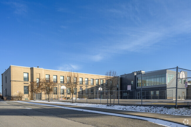 West Liberty Elementary School has an old fashion playground for the students to play on.