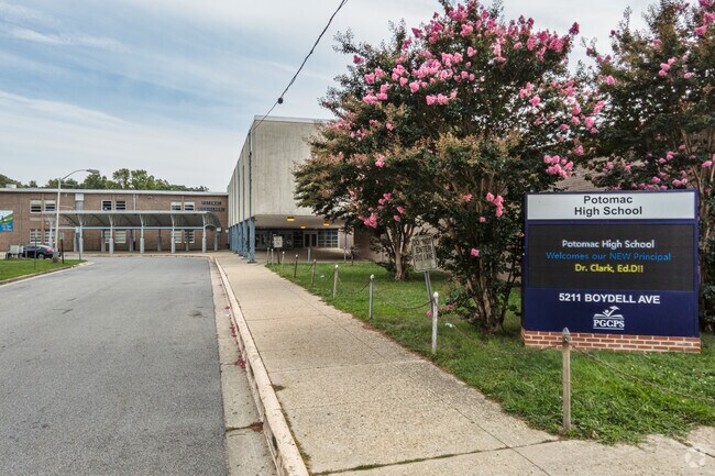 Older students from Marlow Heights can attend Potomac High School in nearby Glassmanor.