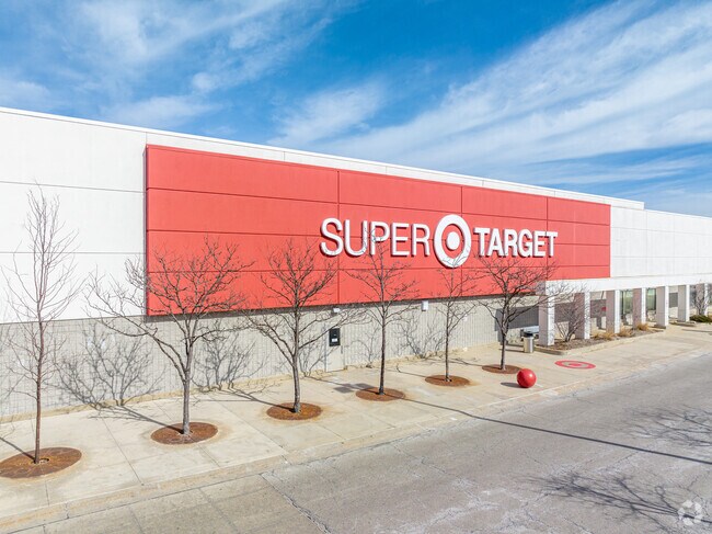Super Target is centrally located in the Maywood neighborhood.