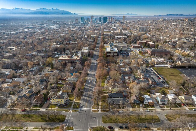 The neighborhood of University is located near downtown Salt Lake City.