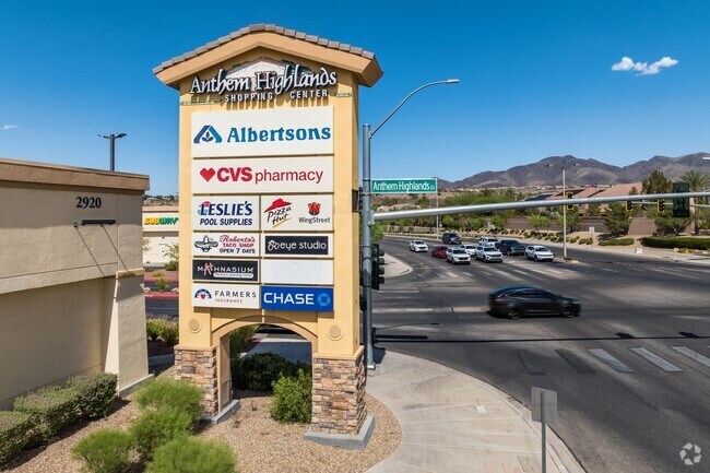 Anthem Highlands Shopping Mall provides groceries, pet supplies, and essentials to Anthem.