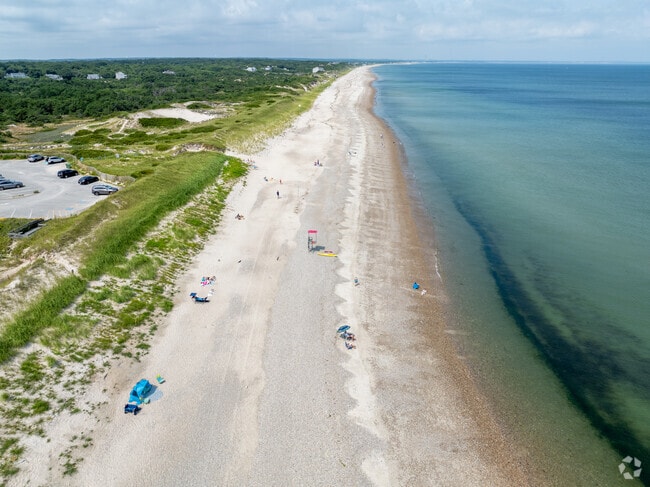 The brilliant shoreline of West Barnstable is the perfect place to soak in some rays.