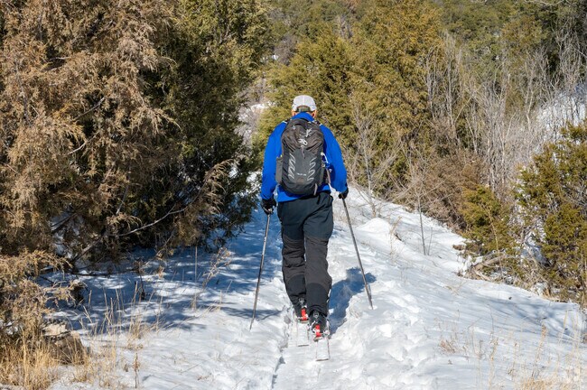Countless trails provide activity year round, like hiking, biking and even cross country skiing.