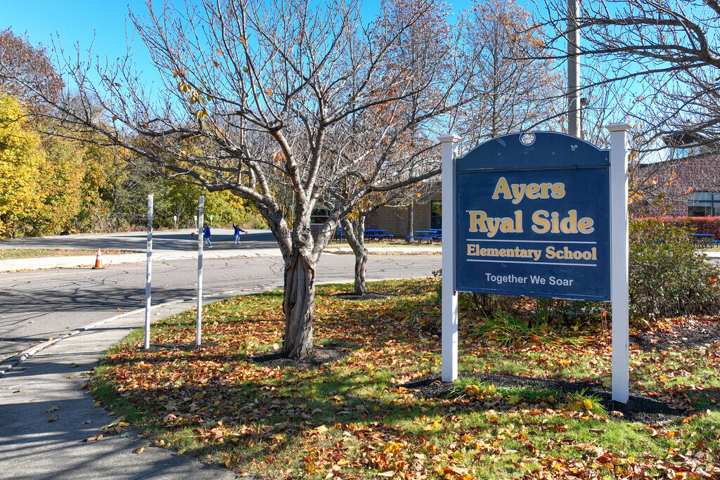 Ayers Ryal Side elementary School is located in the Ryal Side section of Beverly MA.