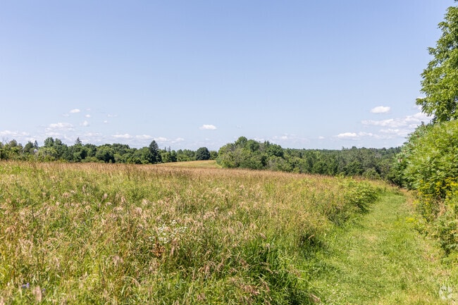 Laplatte Nature Park in Shelburne is a town owned space featuring a garden and hiking trails.