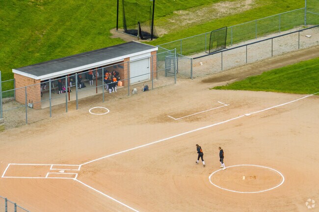 Student games regularly take place at the athletic fields behind Tecumseh Middle School.