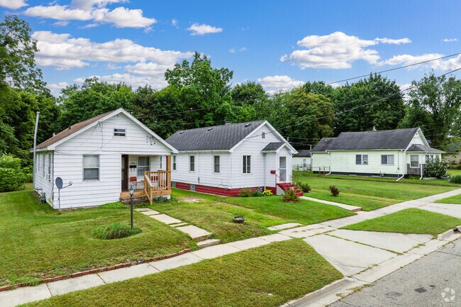 In North Central sidewalks line the streets and provide a safe path for biking and walking.