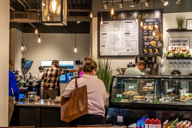 Twisted Bean offers cozy seating inside, but also a drive-thru option for busy Meredithians.