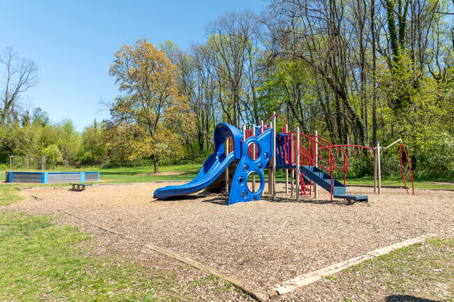 The playground at Middletown Village Elementary School is fun for all ages.