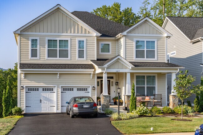 Large houses with two car garages and nice lawns line the back streets of Ridge Street.