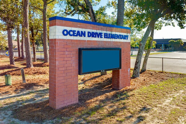 Ocean Drive Elementary School is centrally located in North Myrtle Beach.