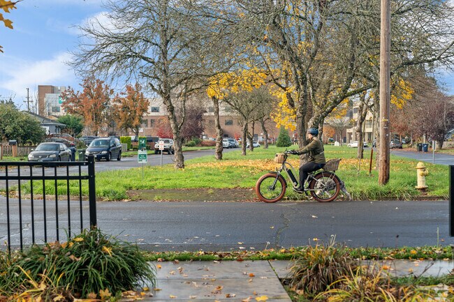 Springfield locals enjoy the quite streets to ride their bikes and enjoy all that the area has.