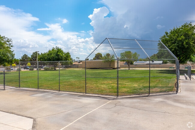 Oran K. Gragson Elementary baseball field provides young athletes a place to practice.