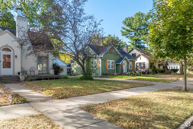 Residential streets are lined with a variety of home styles in Southeast Side.