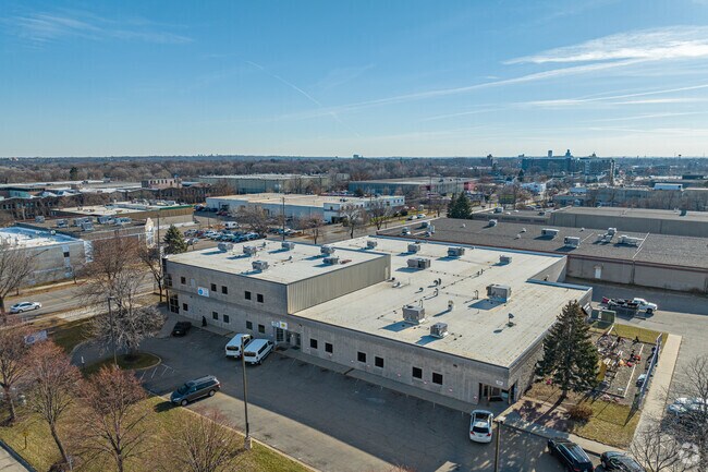 Skyline Math And Science Academy shares a building with a daycare center.