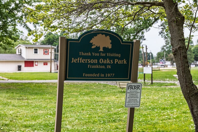 Jefferson Oaks Park is a major gathering place for Frankton events.