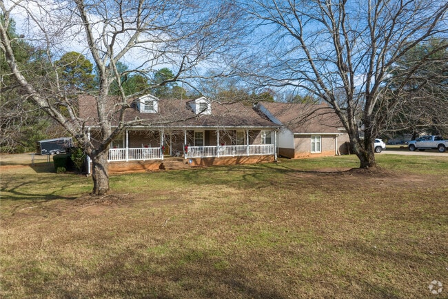 Brick ranches on larger properties can be found all over the Piedmont area.