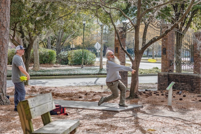 Park Circle in North Charleston has a great disc golf course for outdoor fun with friends.
