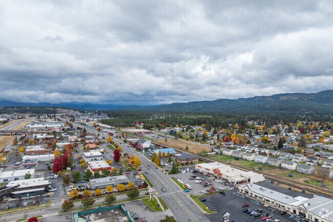 The North Prairie neighborhood is only a short drive from a local shopping center.