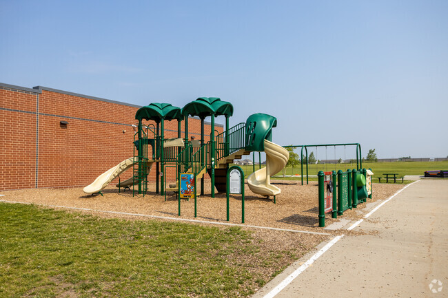 Take a break from learning and enjoy the Rock Creek Elementary playground.