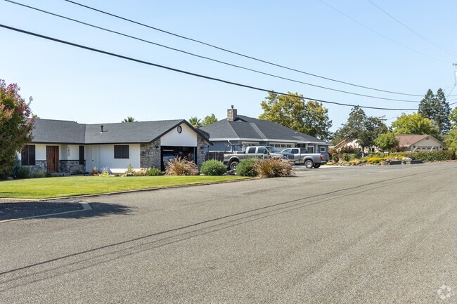 Most of the homes in Butte Creek Canyon are custom built contemporary styles.