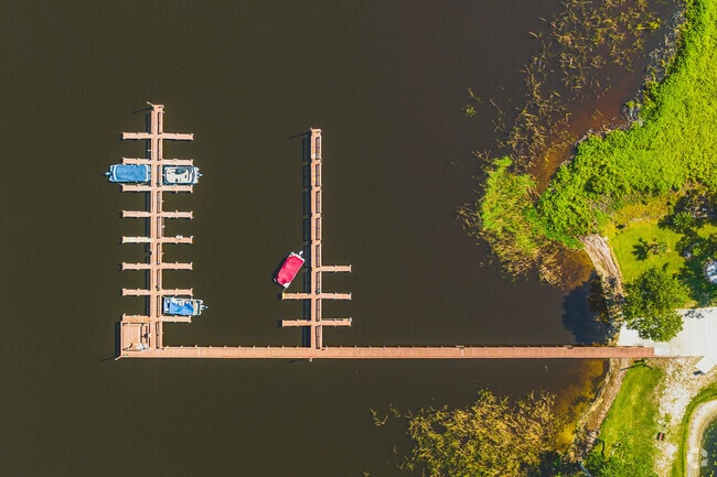 After a day on the course take your boat out on the lake and watch the sun set over the lake.
