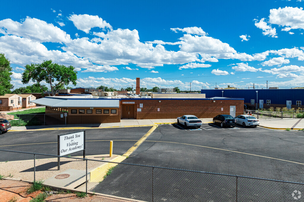 Chavez/Huerta K-12 Preparatory Academy consists of multiple buildings.