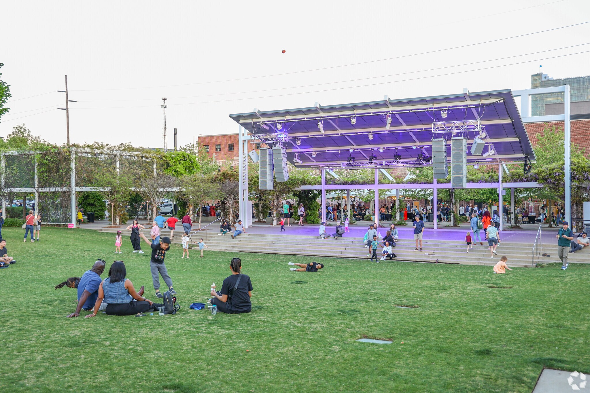 Guthrie Green is minutes from Columbus with tons of events like Festival Americas in September.