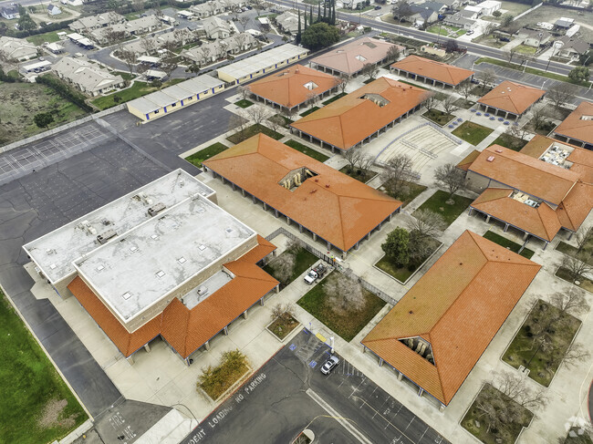 Blaker High in Riverbank sits on several acres.
