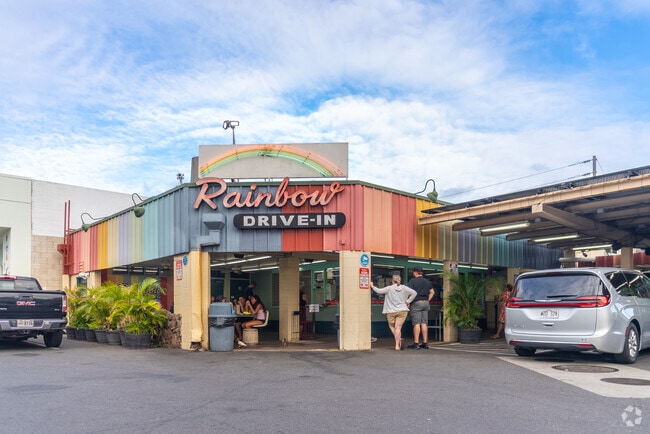 Rainbow Drive-In has some of the best plate lunches on the island.