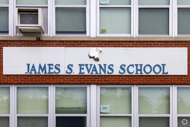37% of students are at least proficient in math at James S. Evans Elementary School.