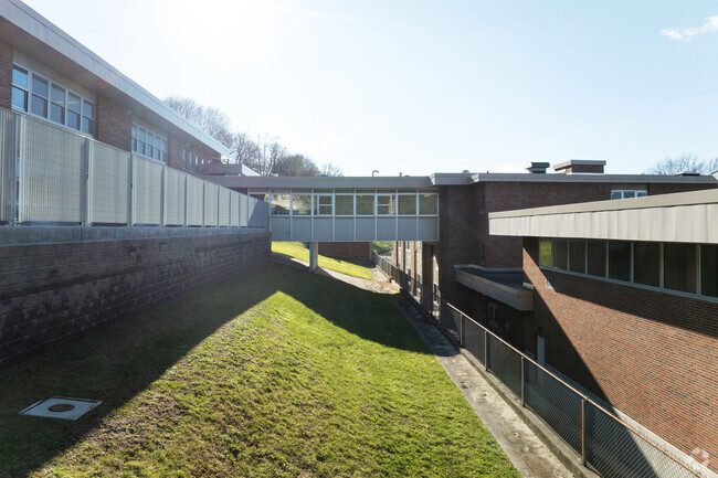 A internal sky bridge at PS2.