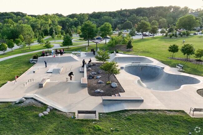 Hart Park in Wauwatosa has an awesome, new skate park.