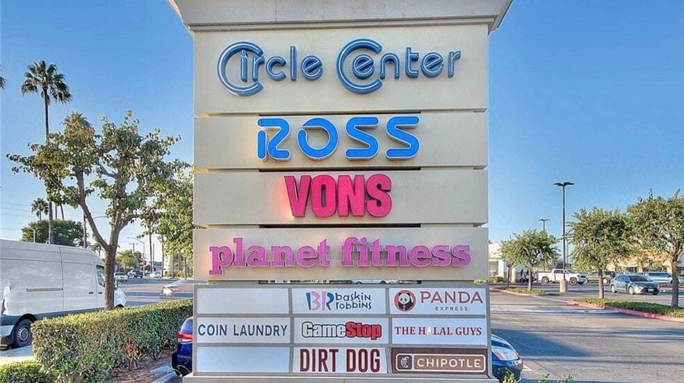 Eateries, stores, shops across the street