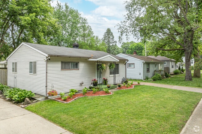 Rows of ranch-style homes line a few streets of the Black Hills neighborhood.