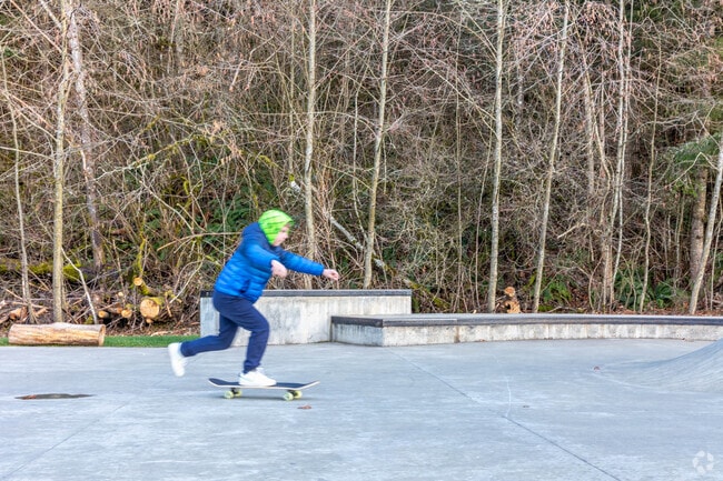 The Edge's skatepark in Bonney Lake is friendly for skateboarders of all ages.