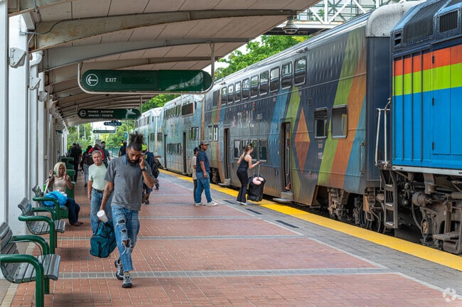 Cypress Creek commuter rail station is just a few miles east of Kimberly Village in North Lauderdale, FL.