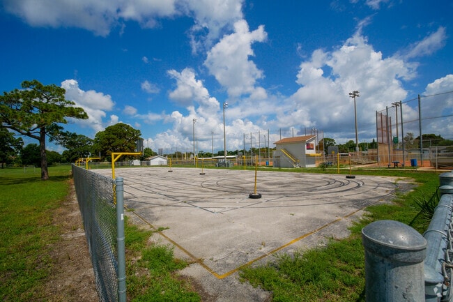 Merritt Island's young athletes practice at Mila's Elementary's basketball courts.