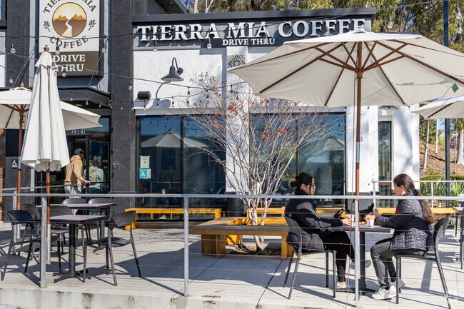 Local to Woodside is the popular Tierra Mia Coffee.