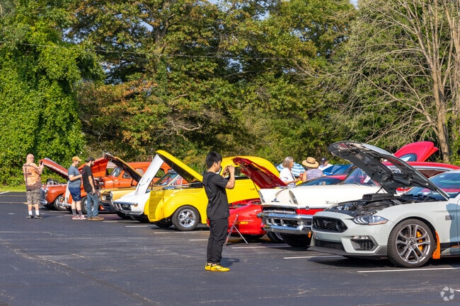 Enthusiasts from all over come out to enjoy the cars at the Knights of Columbus Car Show.