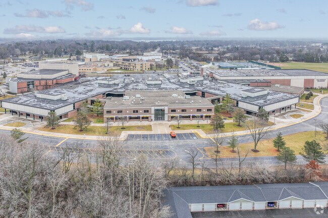 Oconomowoc High School has a large campus.