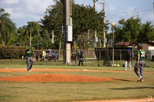 Coude Pepper Park offers excellent baseball fields to the locals in Rainbow Park neighborhood.