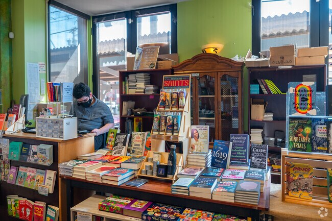 Busboys and Poets in Takoma not only has great food but books and events as well.