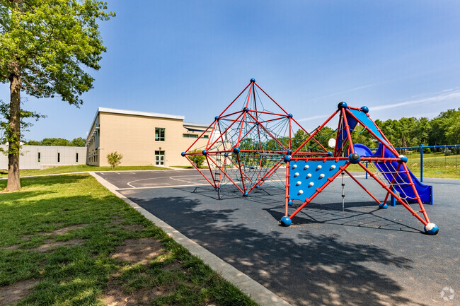 Kids love the playground at Richard Warren Middle School.