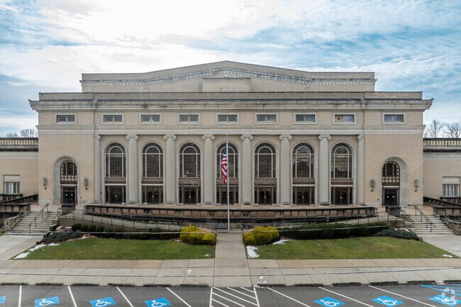 You can't miss the Scottish Rite Cathedral up on the hill in New Castle.