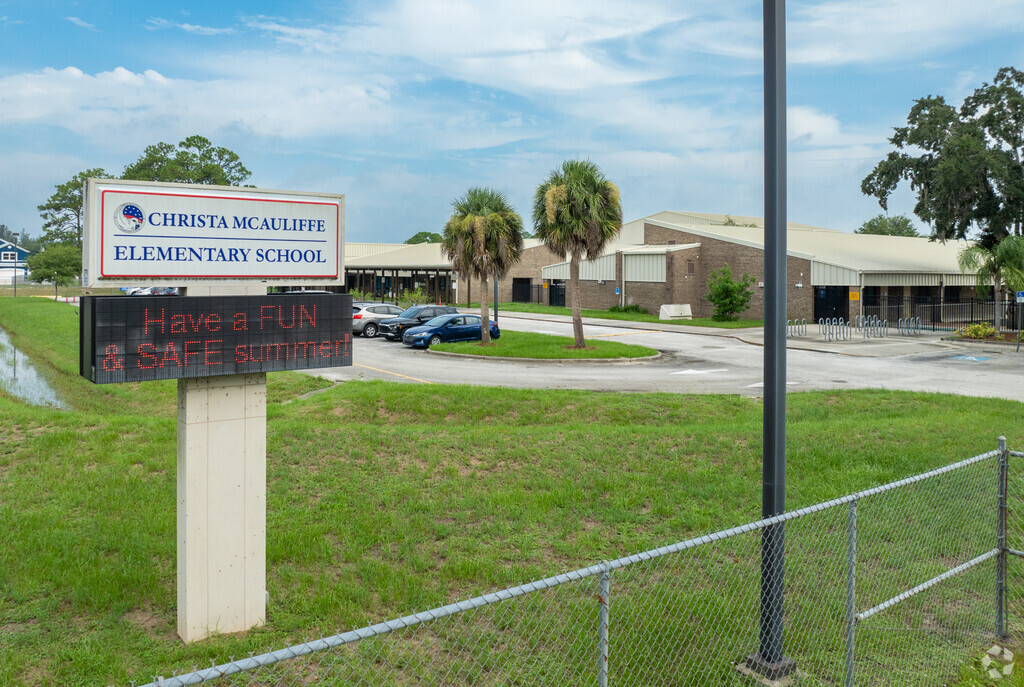 Christa McAuliffe Elementary School is located at 155 Del Mundo St NW, Palm Bay, FL.