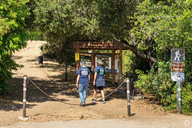 Highland residents can hike the trails leading up to the top of Bishop Peak.