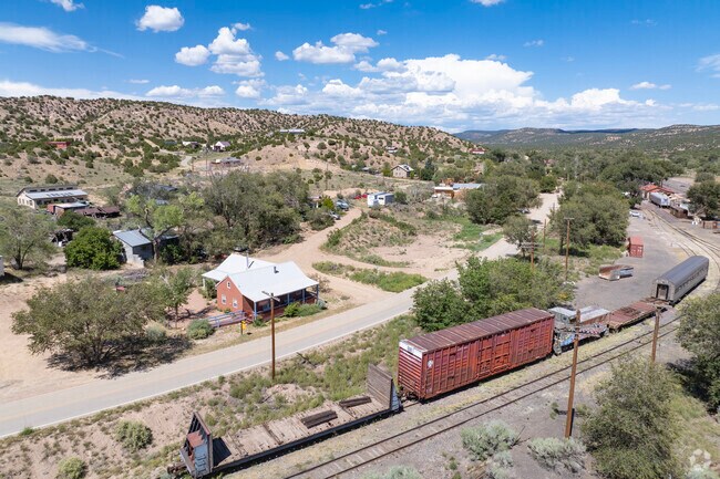 The small but charming village of Lamy.