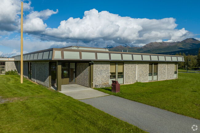 Service High School's building has a robust modern design.
