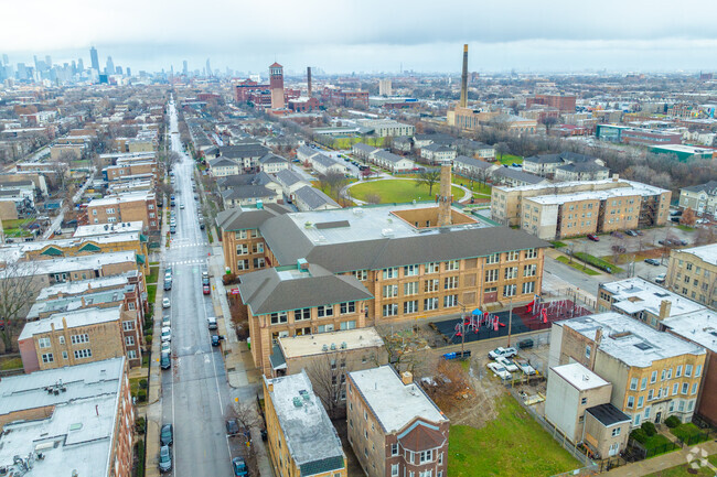 Gregory Math & Science Academy is located west of downtown Chicago.